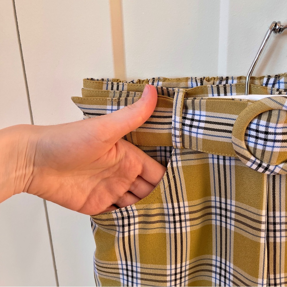 Unique Vintage Size Small (4) Plaid Straight Leg Pants - Picture 3 of 9